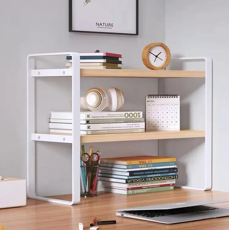 Home Office Programmer - Plank Desktop Organizer Opslag Boekenplank Studentenbureau