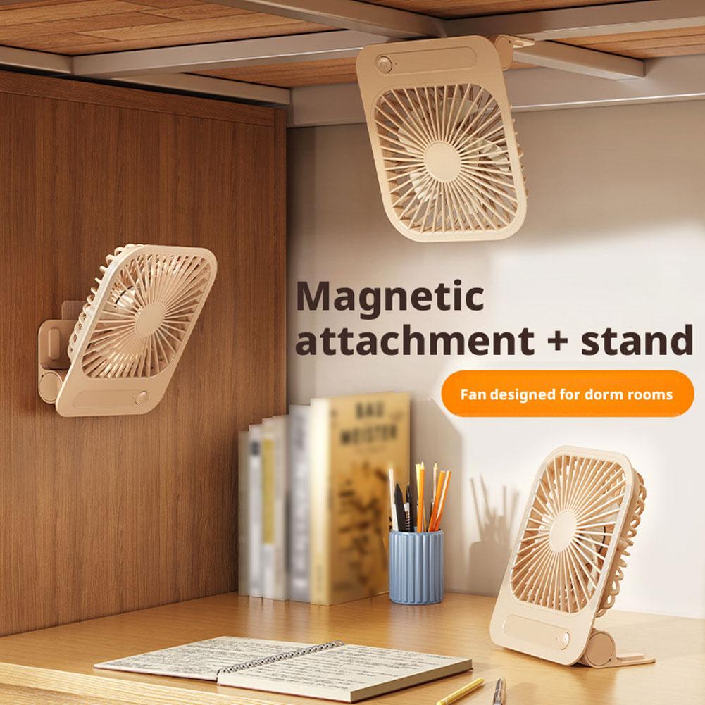 Home Office Desk Ideas - Ultradunne magnetische koelventilator Tafelventilator USB oplaadbare
