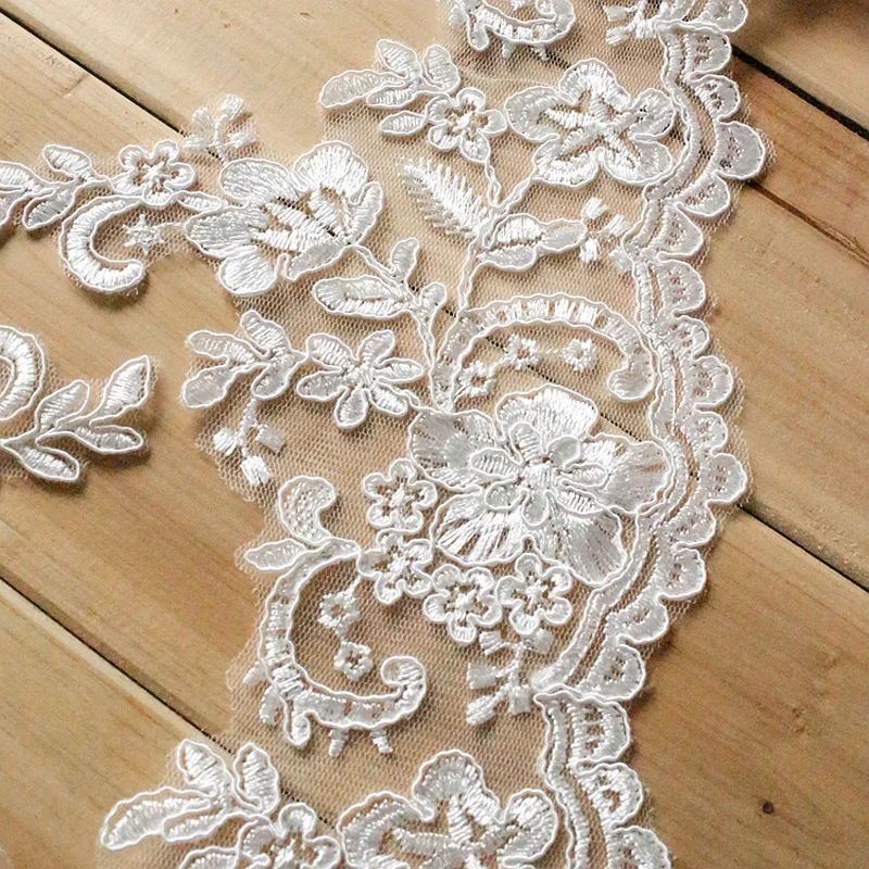 Home Office For - Off White Lace Trim Hoge Kwaliteit