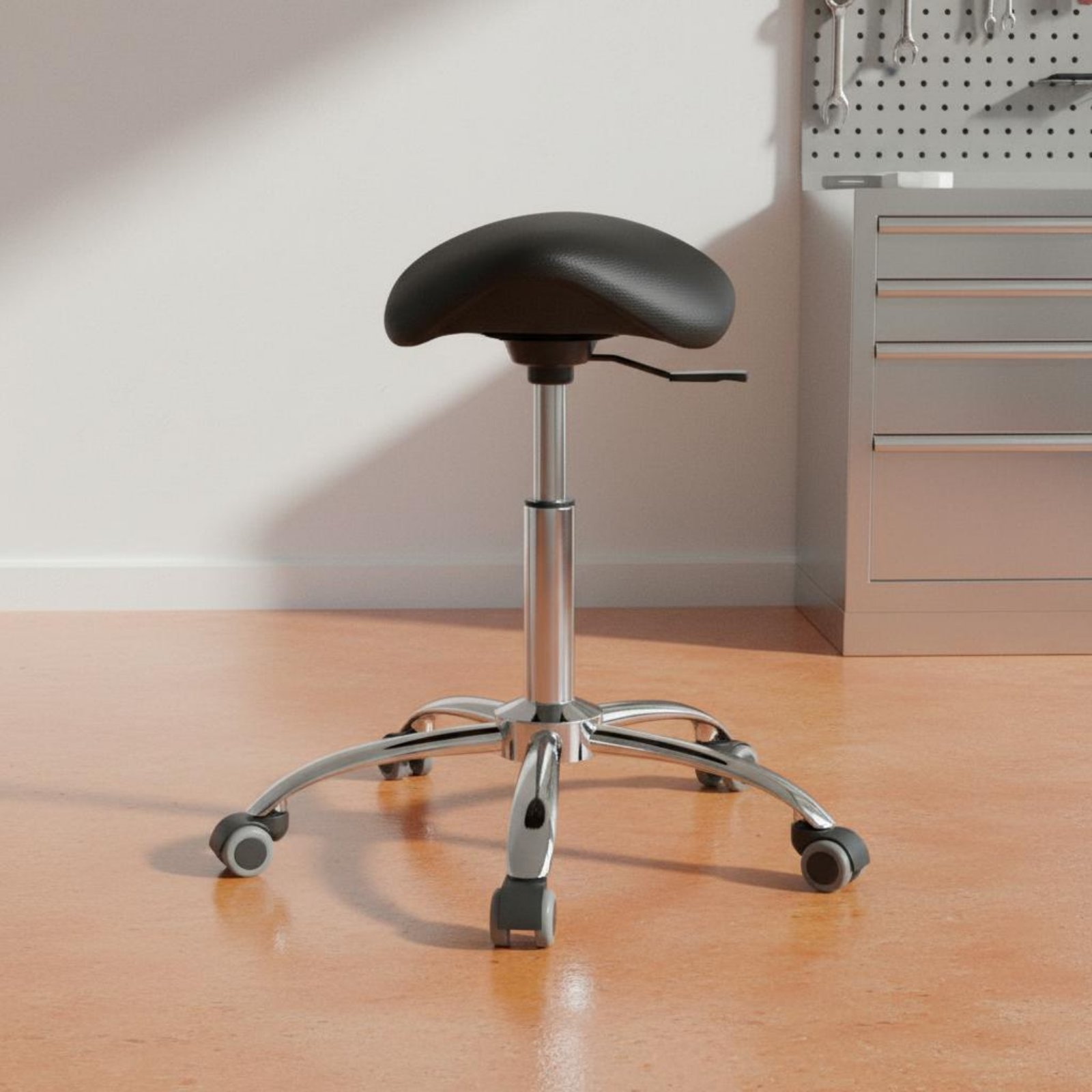 Ergonomic Office Chair - Draaibare zadelkruk, zware uitvoering, ergonomische zadelstoel,