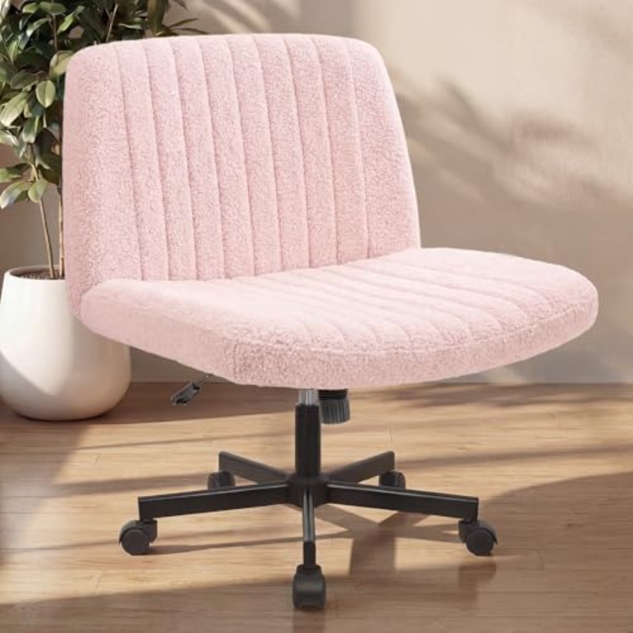 Home Office Desk - Criss Cross-stoel met wielen Thuiskantoor Kruisgevouwen