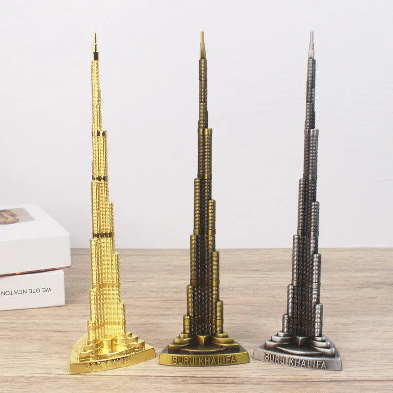 Home Office Dubai - Creatieve Dubai Tower Building Metalen Accessoires