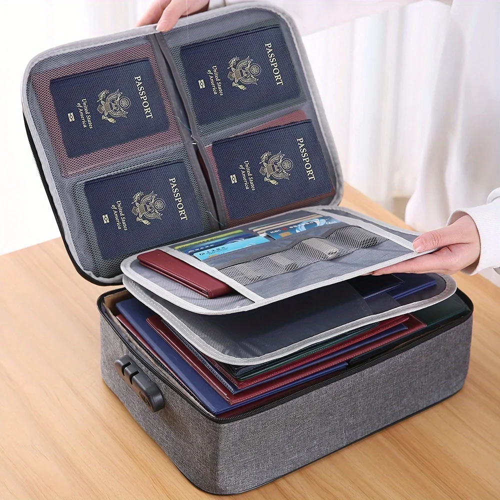 Home Office For Passport - Bestandsorganizer Tassen Document Thuiskantoor Reizen Veilige