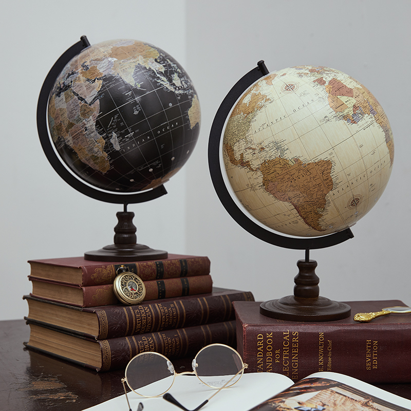 Home Office Building - Wereld Globo Mapa Vintage Europese Globe