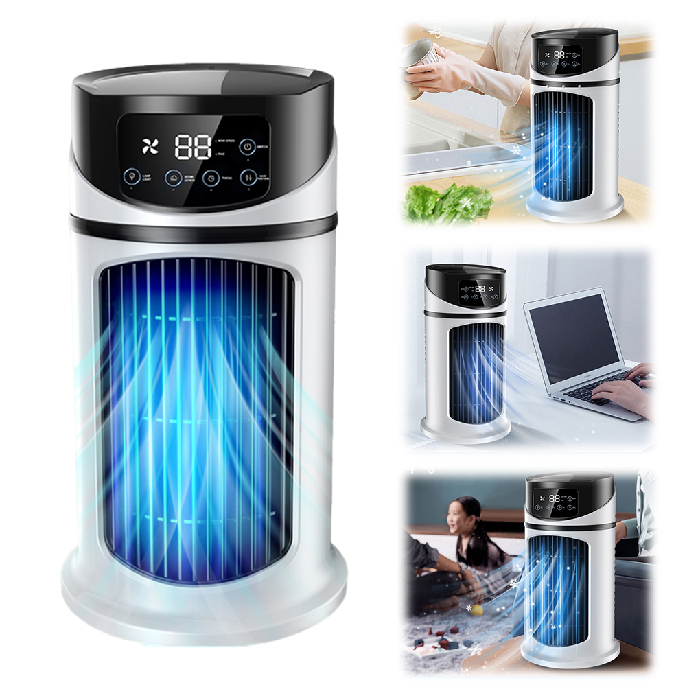 Home Office Desk Ideas - 3-in-1 stille bureauventilator met 6 snelheden,