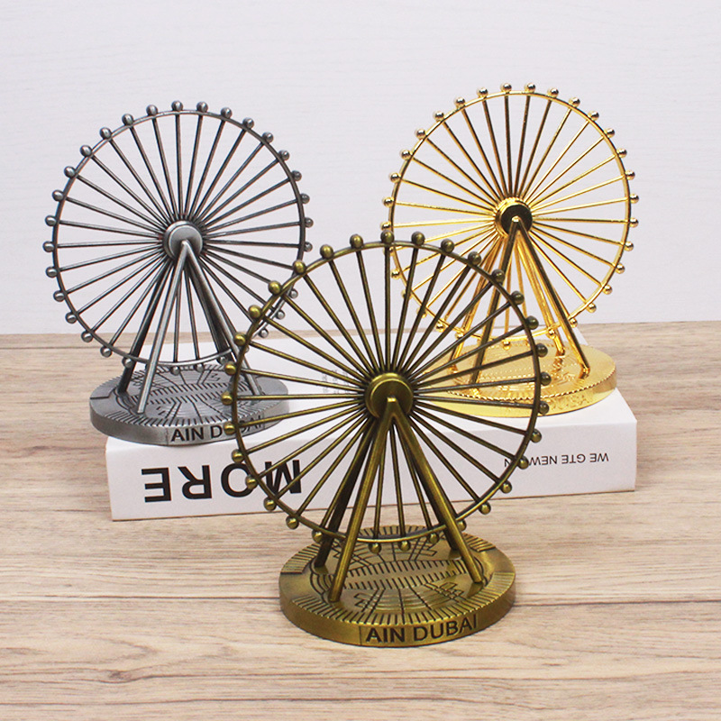 Home Office Dubai - Draaibaar Retro Ain Dubai Reuzenrad Figuur
