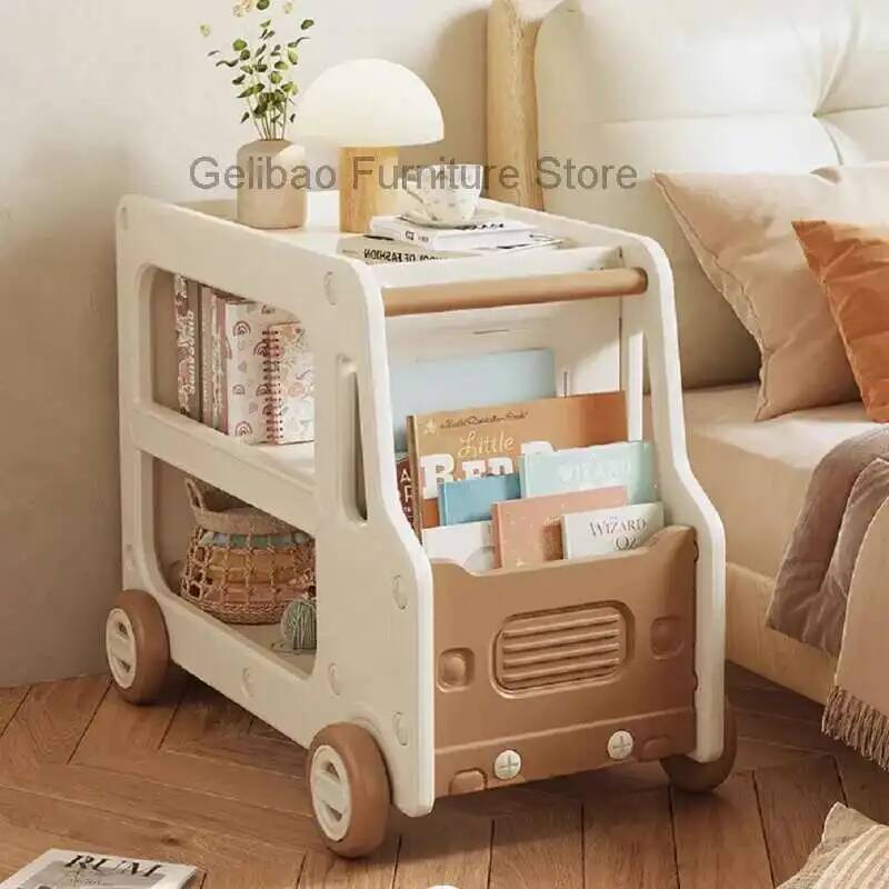 Bookcase Wood Shelf - Boekenkast Montessori Boekenplank Bibliotheek Kinderen Boekenplanken