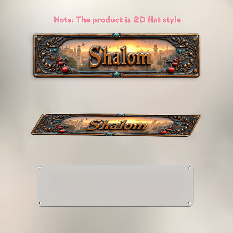 CIFBUY Vintage Shalom Hebreeuw - Home Office For recensie en prijs