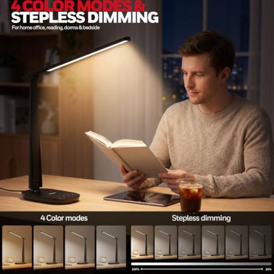 LED bureaulamp voor thuiskanto - Home Office Desk recensie en prijs
