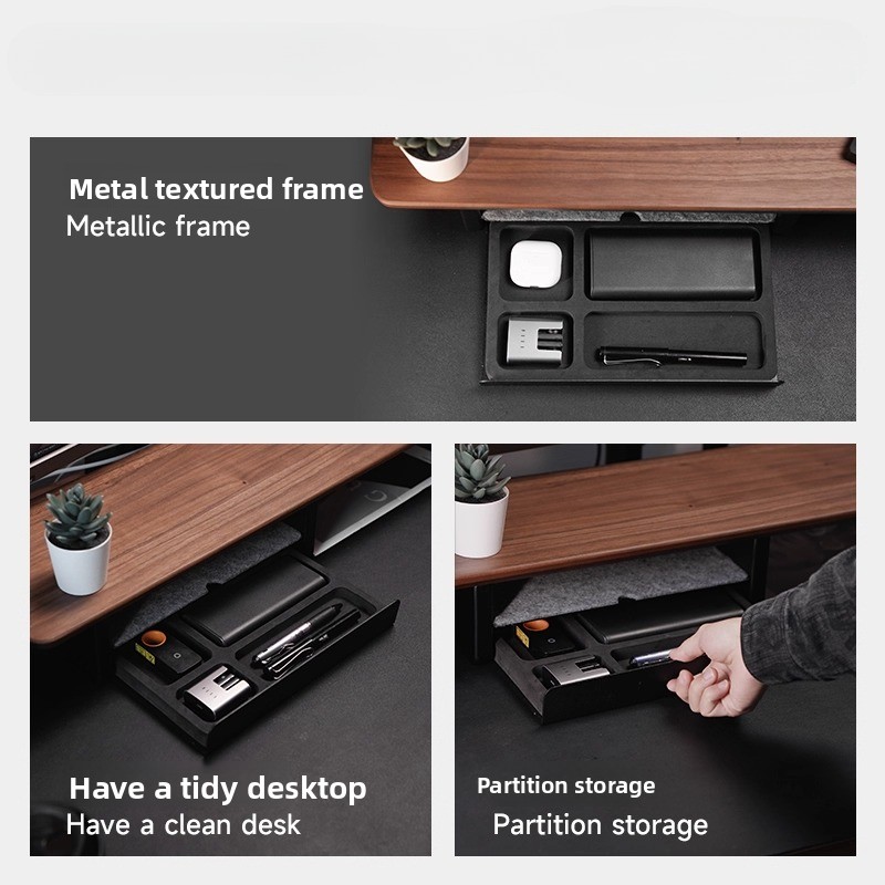 Monitorstandaard Riser Opbergl - Home Office Desk With Drawers recensie en prijs