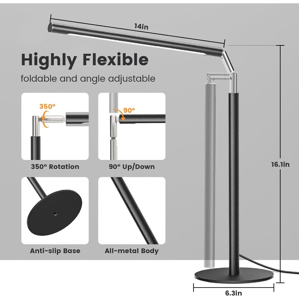 16 Inch Verstelbare Metalen LE - Home Office Desk recensie en prijs