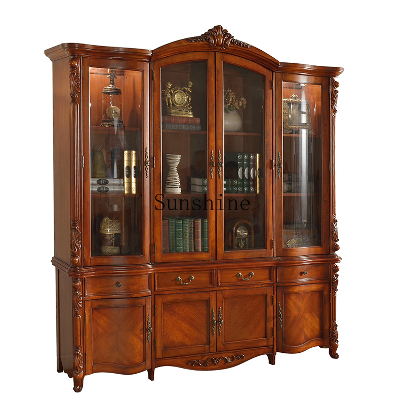 Amerikaanse massief houten vie - Bookcase Wood Shelf recensie en prijs