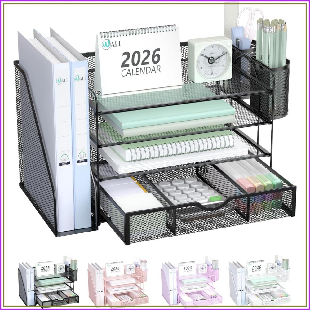 4-laags bureaublad-organizer m - Home Office Desk With Drawers recensie en prijs