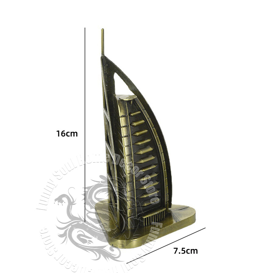 Metalen Burj Al Arab Dubai Lux - Home Office Dubai recensie en prijs
