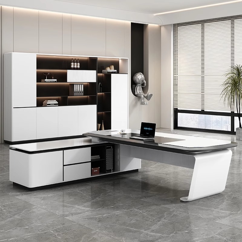 Moderne L-vormen met laden Opb - Home Office Desk With Drawers recensie en prijs
