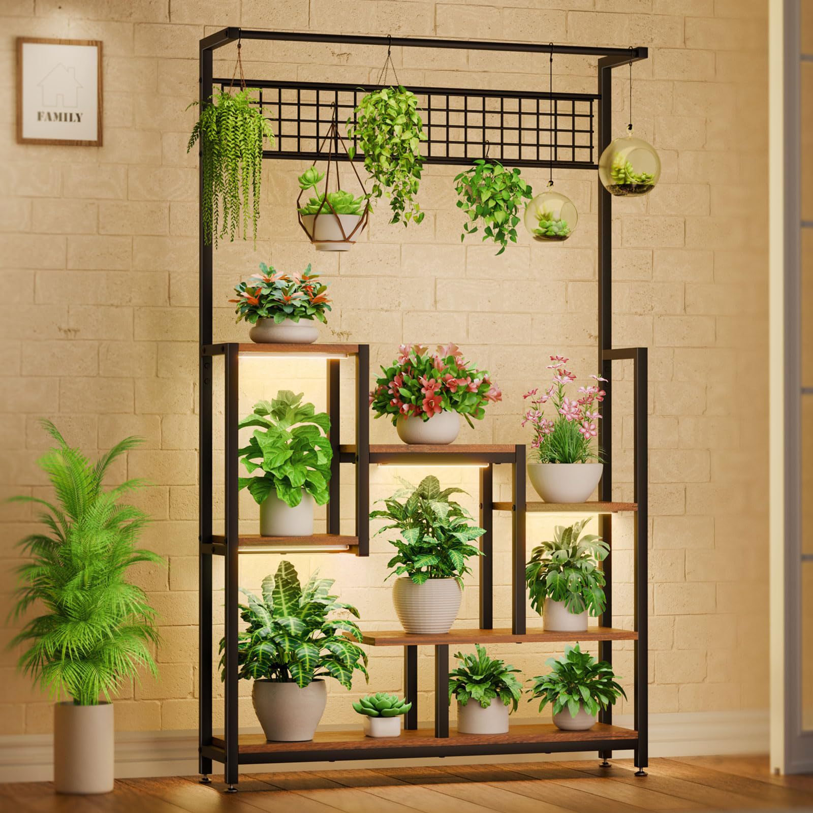Moderne tuin woonkamer metalen - Bookcase Wood Shelf recensie en prijs