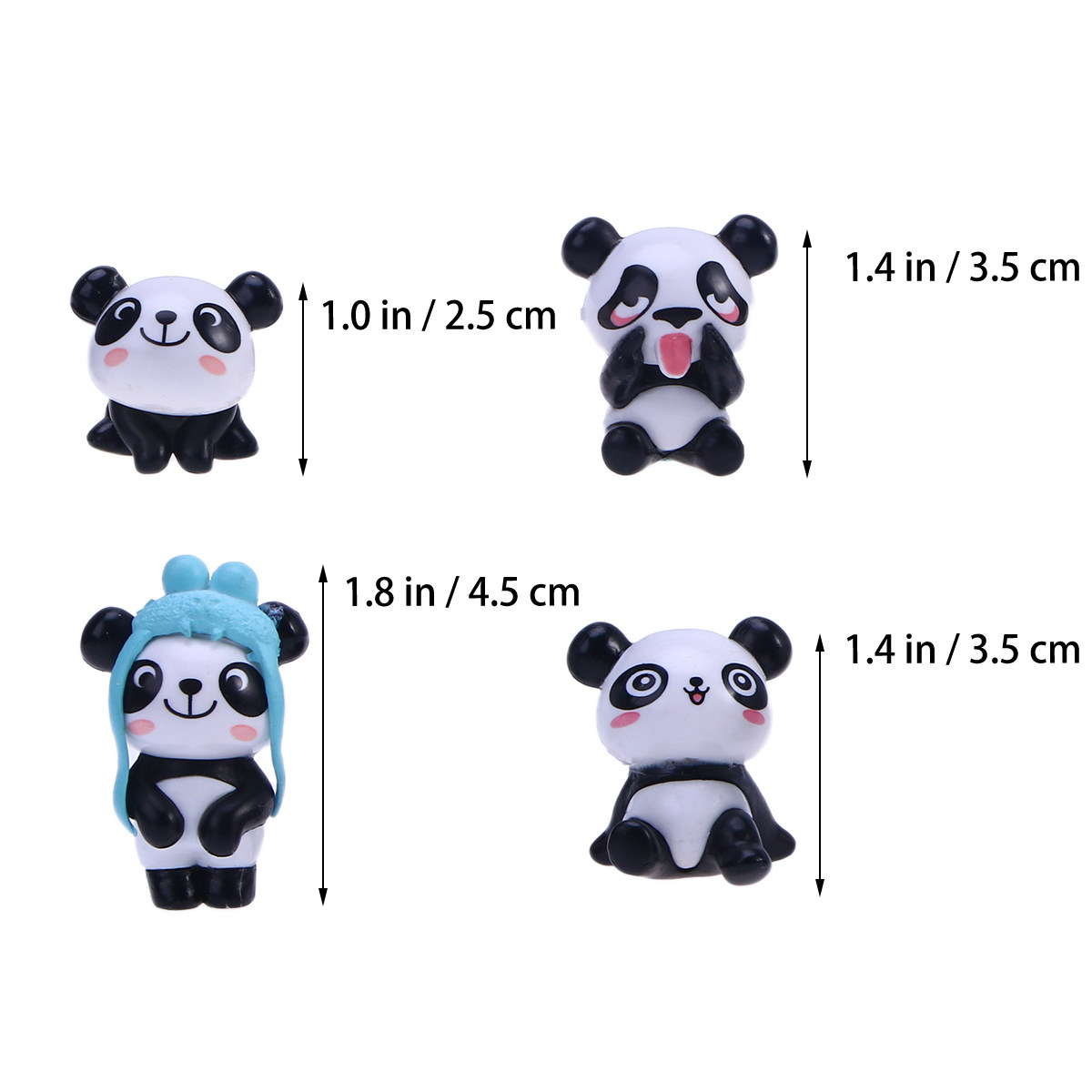 8 stuks schattige panda plasti - Address Home Office recensie en prijs