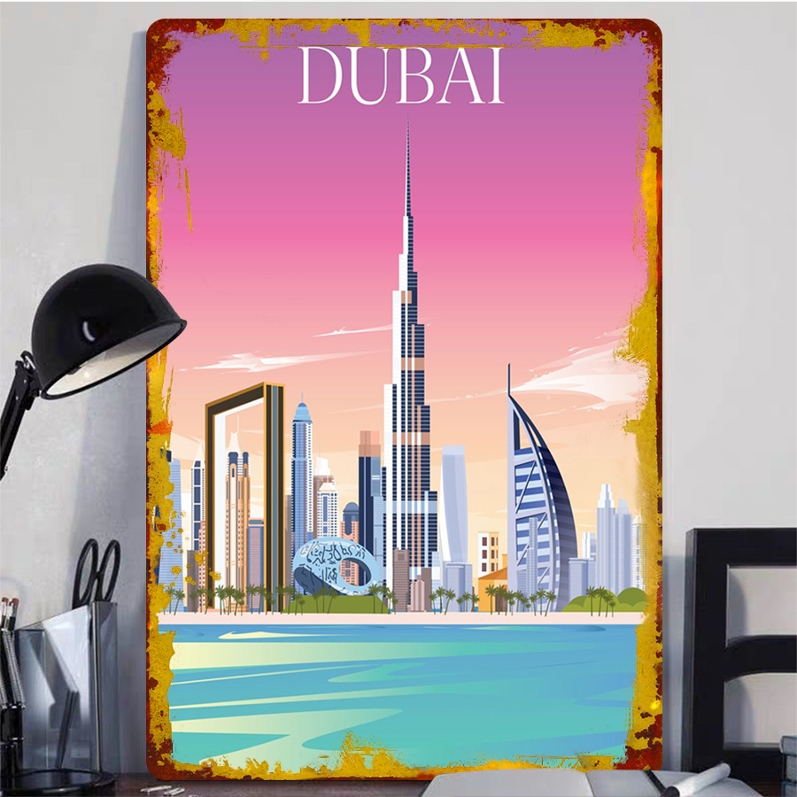 Dubai Skyline Moderne Dubai St - Home Office Dubai recensie en prijs