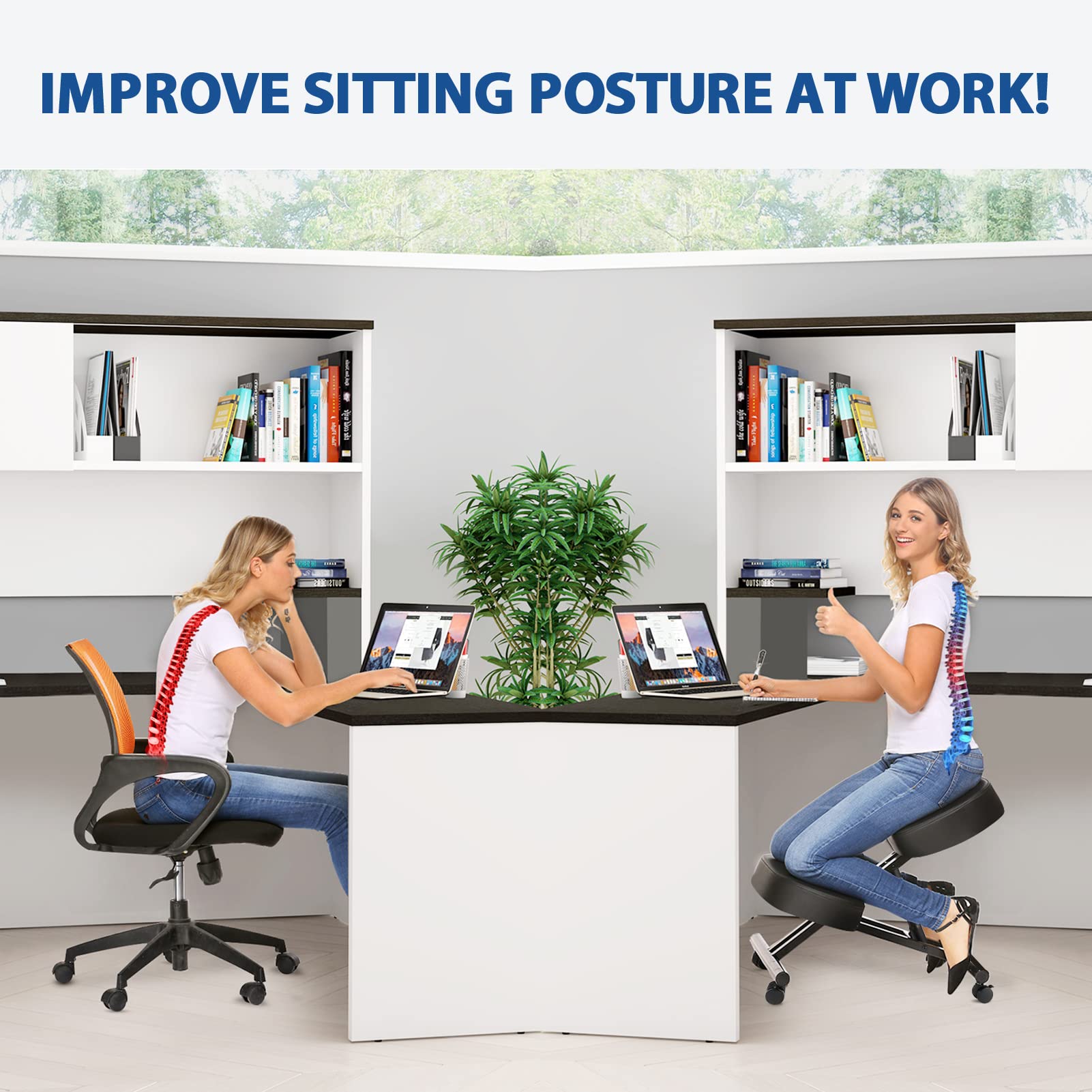Ergonomische knielstoel voor k - Ergonomic Office Chair recensie en prijs