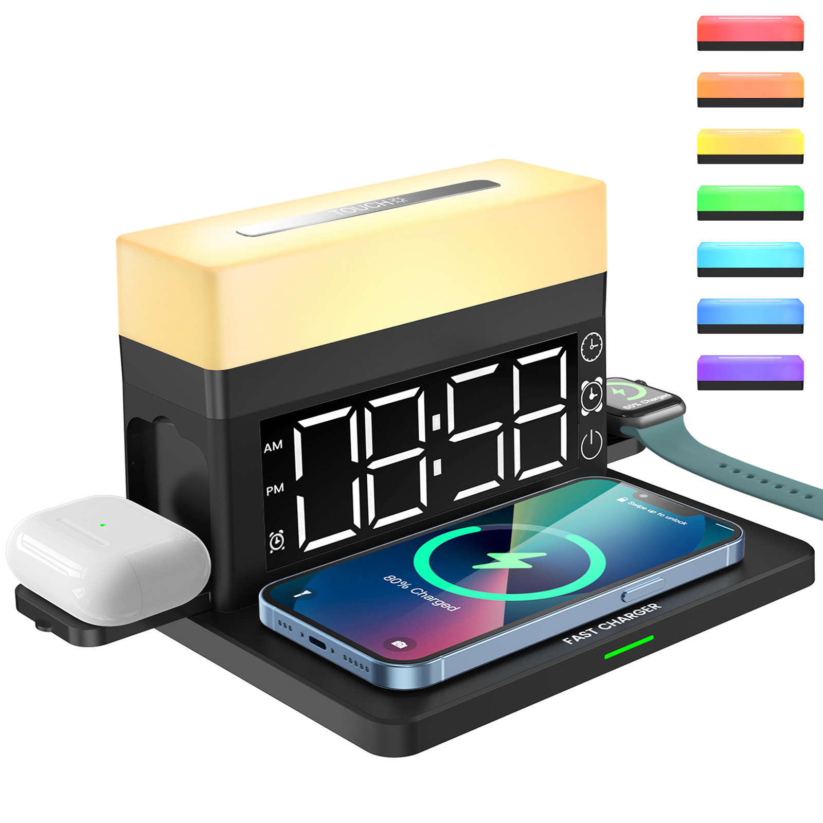 Digitale bureauwekker met 15 W - Home Office Desk Ideas recensie en prijs