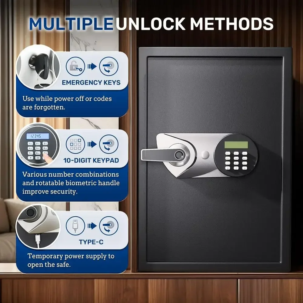 Biometrische kluis 2,8 Cu. Voo - Home Or Office Use recensie en prijs