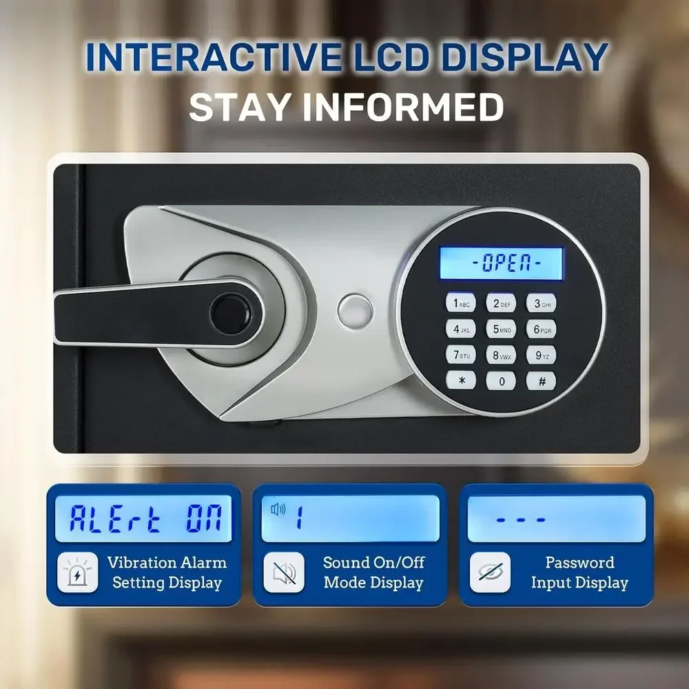 Biometrische kluis 2,8 Cu. Voo - Home Or Office Use recensie en prijs