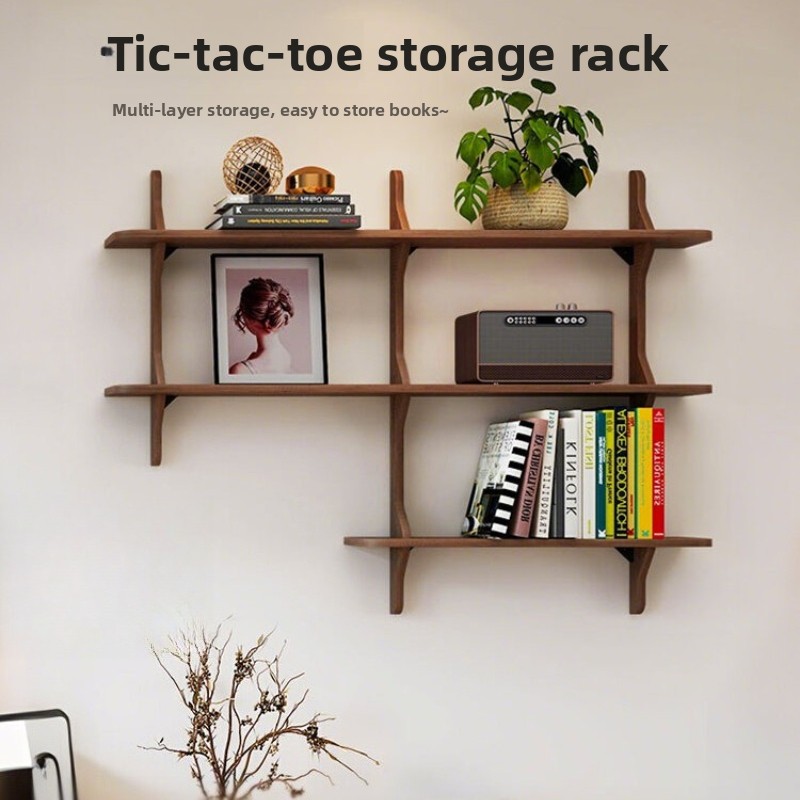 Massief houten wandplank, eenv - Bookcase Wood Shelf recensie en prijs