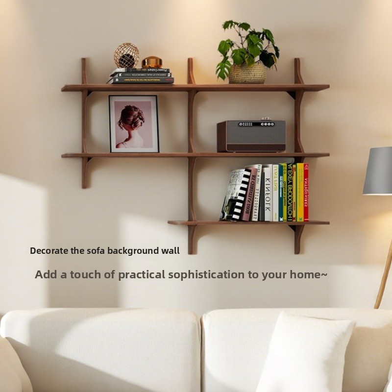 Massief houten wandplank, eenv - Bookcase Wood Shelf recensie en prijs