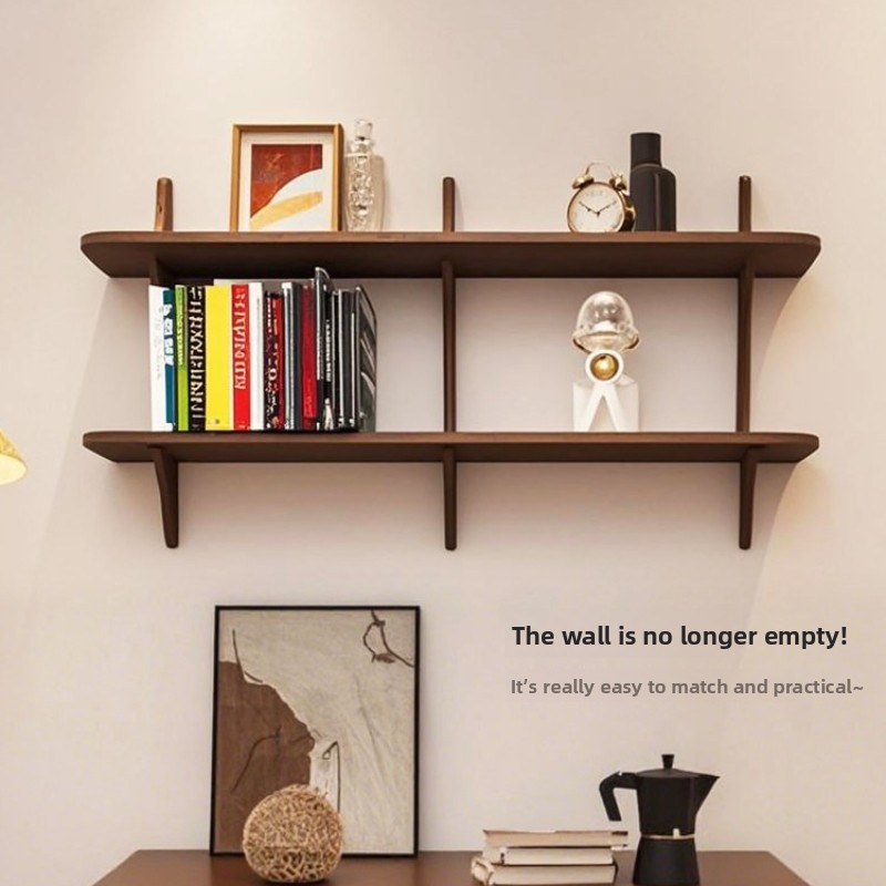 Massief houten wandplank, eenv - Bookcase Wood Shelf recensie en prijs
