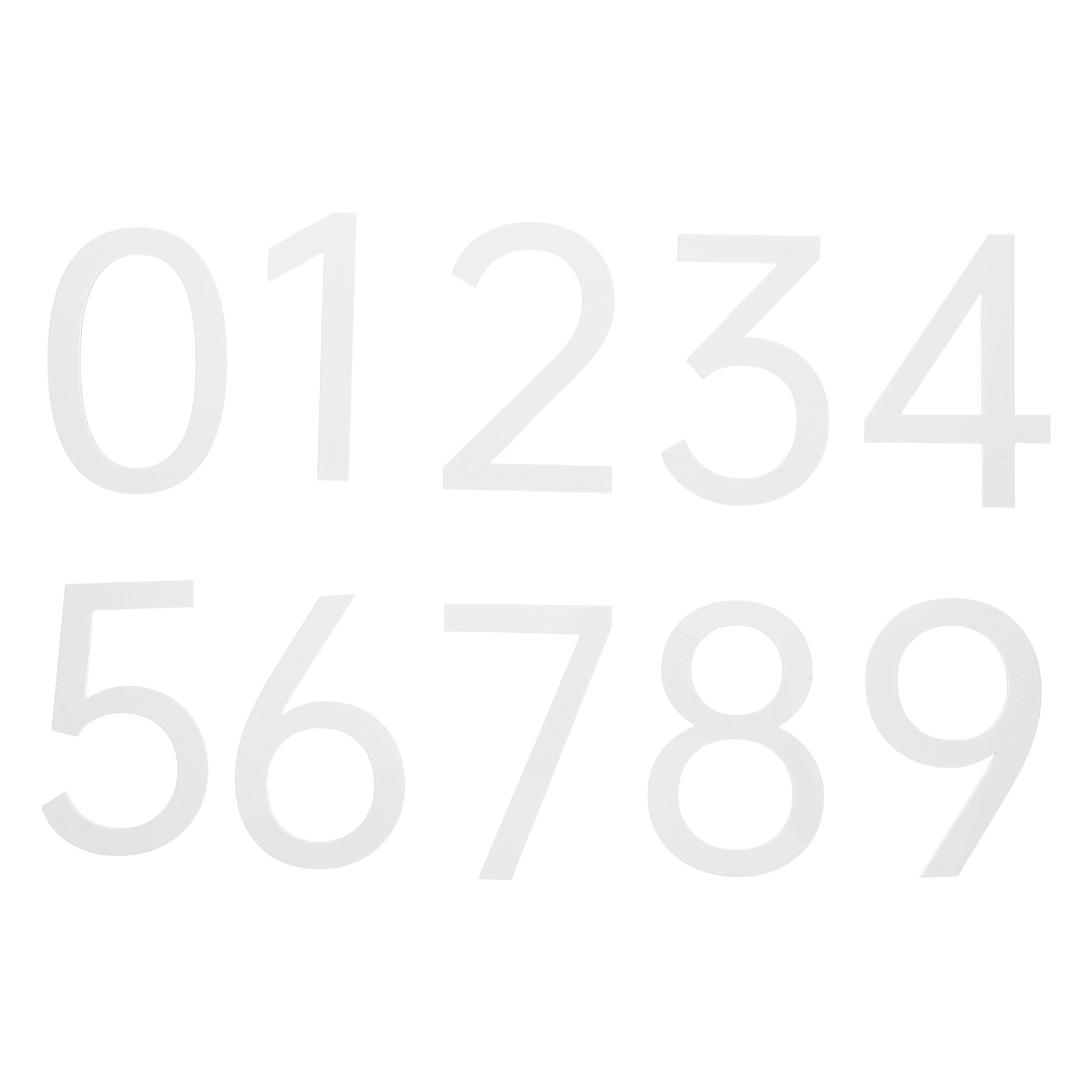 10 stuks acryl nummerlabels 3D - Address Home Office recensie en prijs