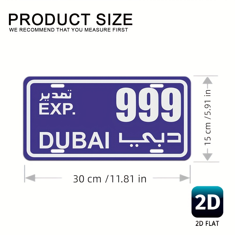 Woondecoratie metalen wandbord - Home Office Dubai recensie en prijs