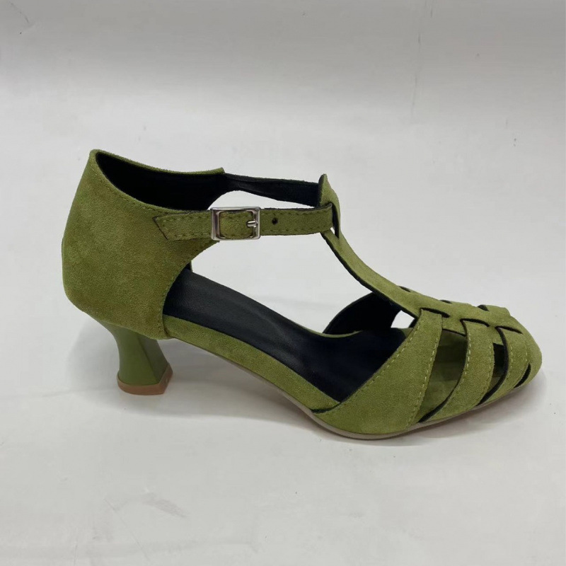 Dames Groene Suède Kitten Heel - Home Office Makeover recensie en prijs
