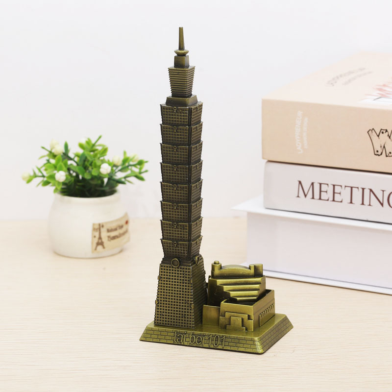 Uniek Retro Brons Legering Tai - Home Office Building recensie en prijs