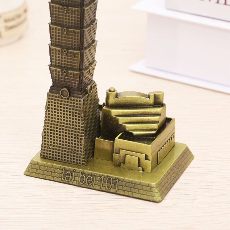 Uniek Retro Brons Legering Tai - Home Office Building recensie en prijs