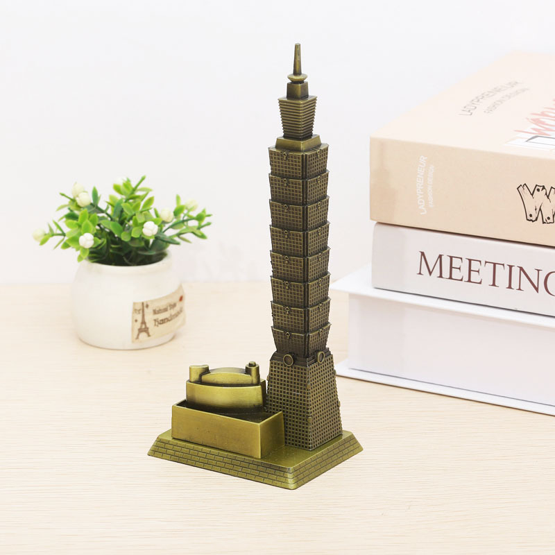 Uniek Retro Brons Legering Tai - Home Office Building recensie en prijs
