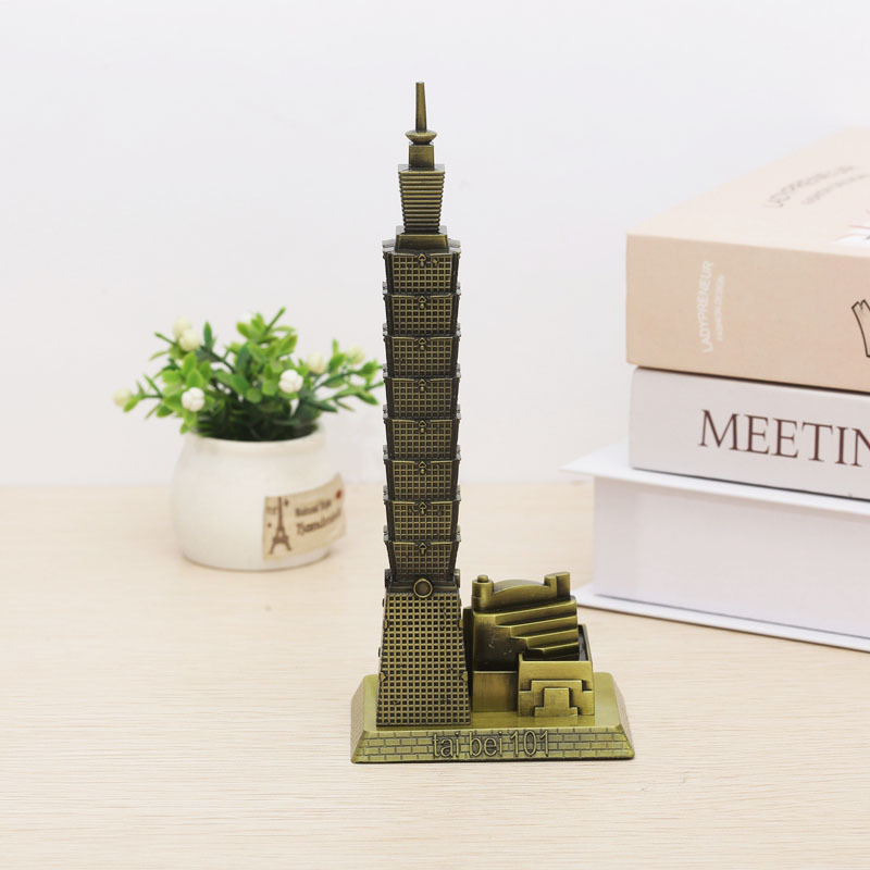 Uniek Retro Brons Legering Tai - Home Office Building recensie en prijs