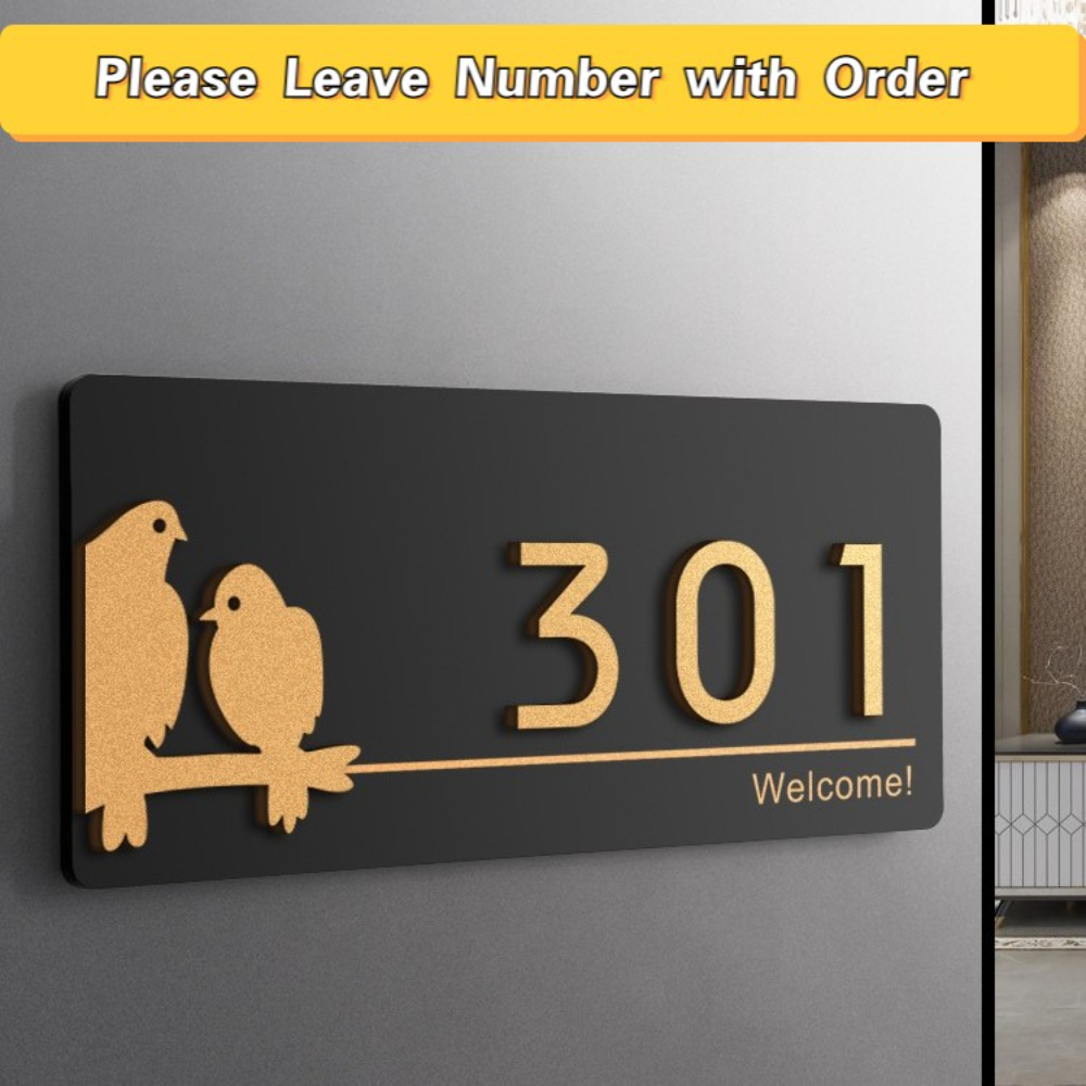 Acryl Moderne Deurplaten Winke - Address Home Office recensie en prijs