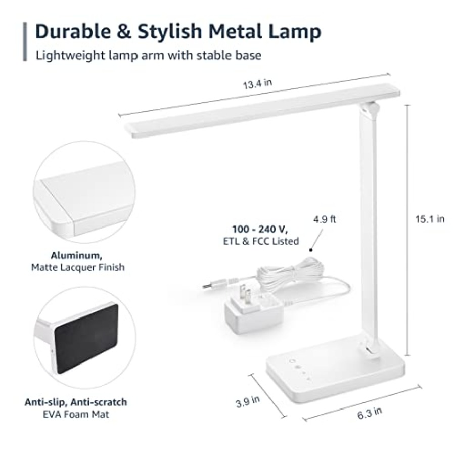LED bureaulamp, metalen bureau - Home Office Desk recensie en prijs