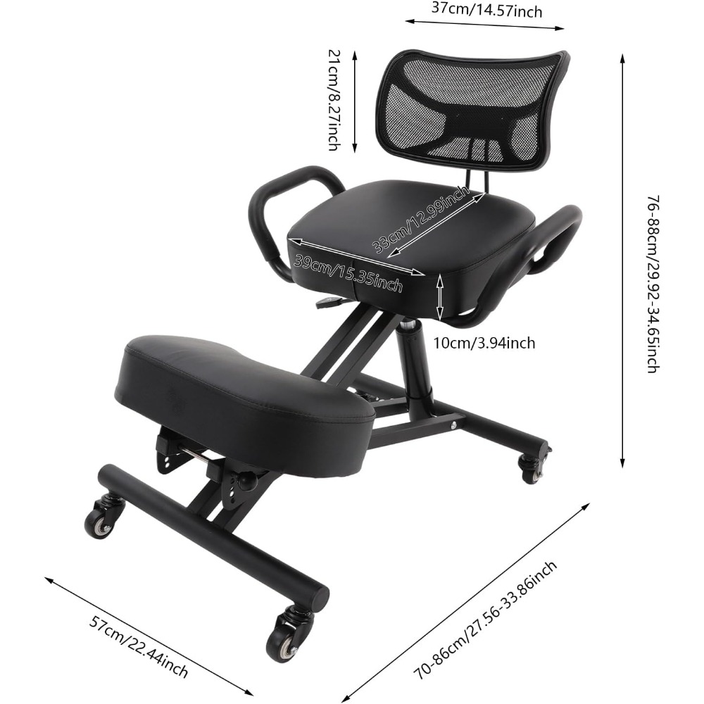 Ergonomische knielstoel met ru - Ergonomic Office Chair recensie en prijs