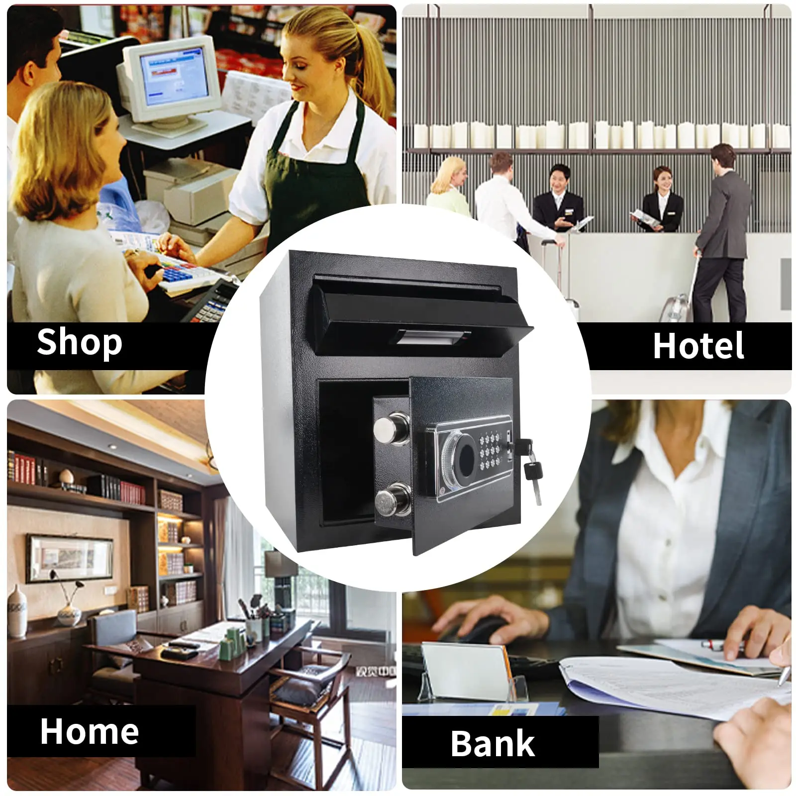 -Veiligheidskluis met digitaal - Home Office For Passport recensie en prijs