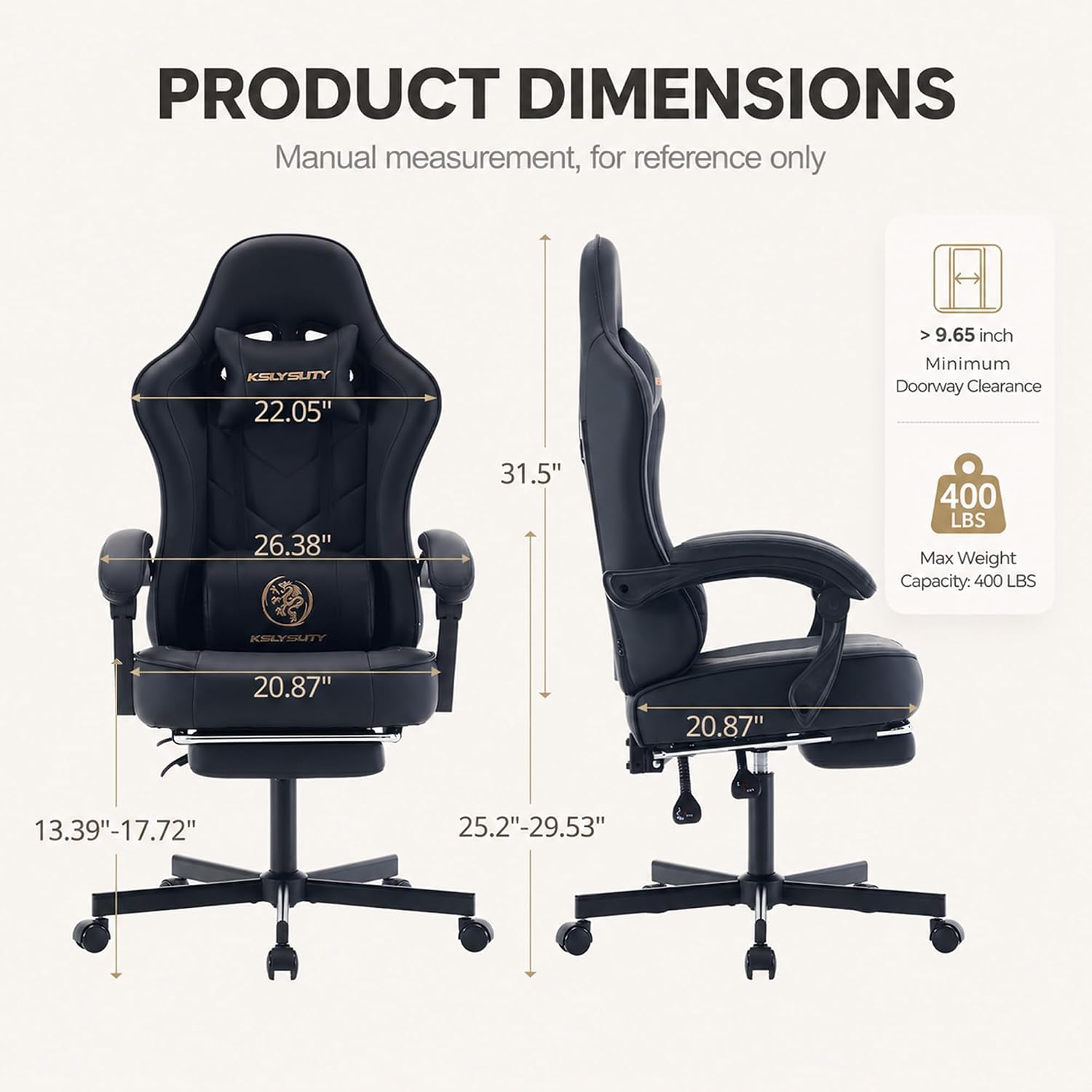 Bureaucomputer-gamingstoel voo - Ergonomic Office Chair recensie en prijs