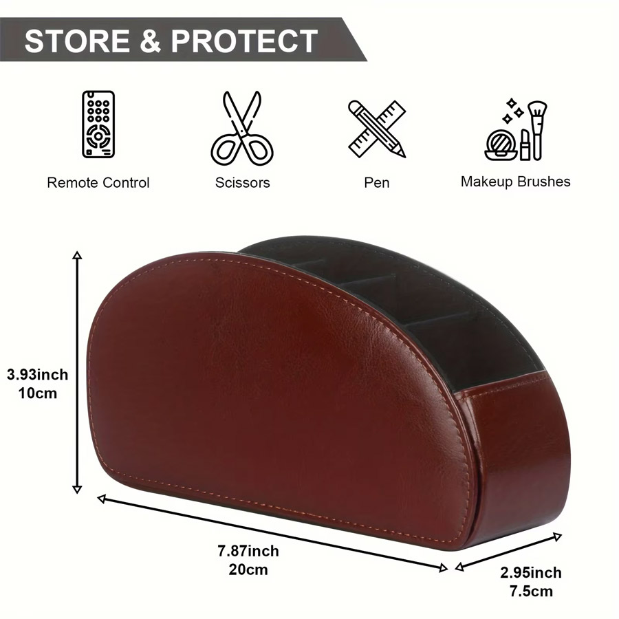 1Pc 5 Grid PU lederen desktop- - Home Office Makeover recensie en prijs