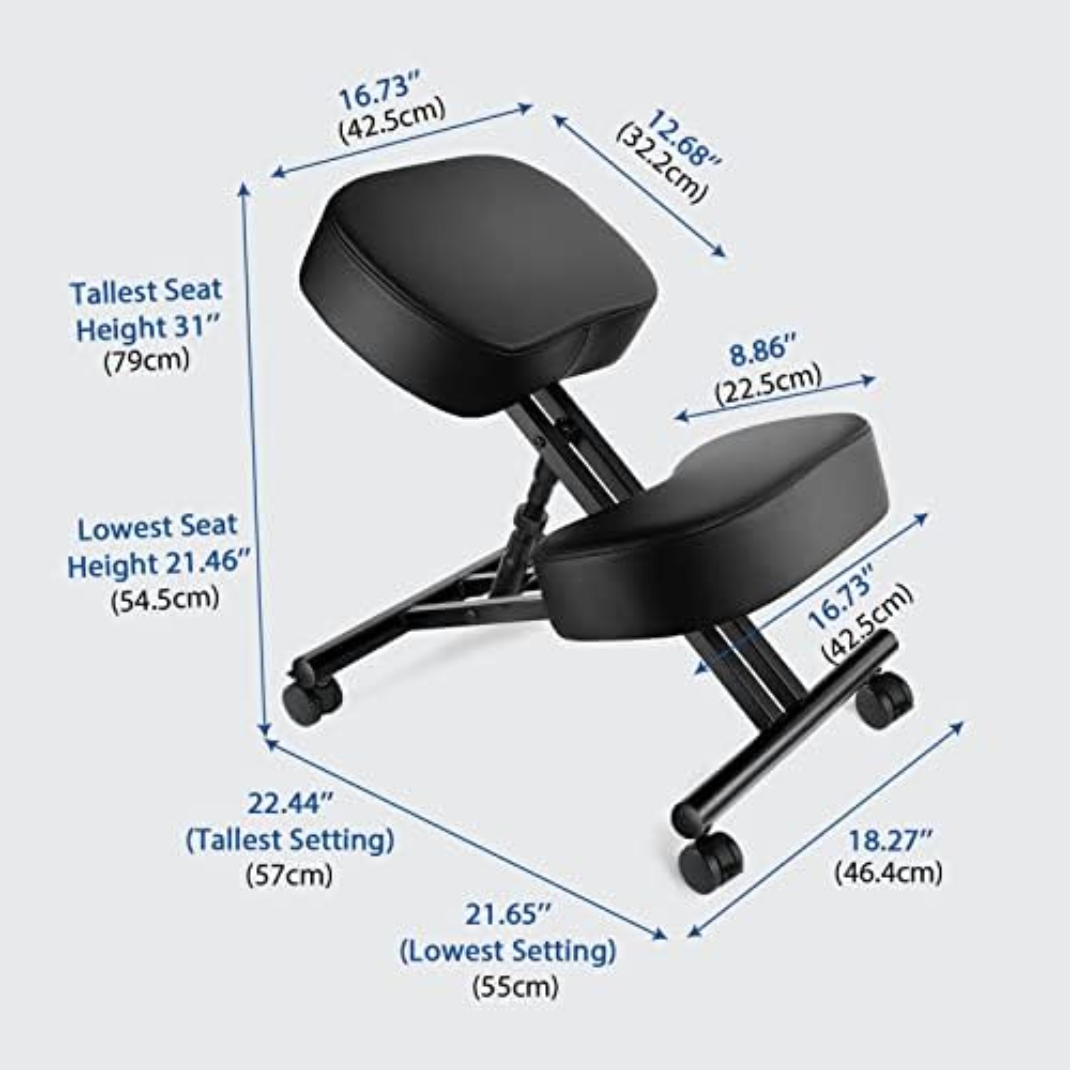 Ergonomische knielstoel, medit - Ergonomic Office Chair recensie en prijs