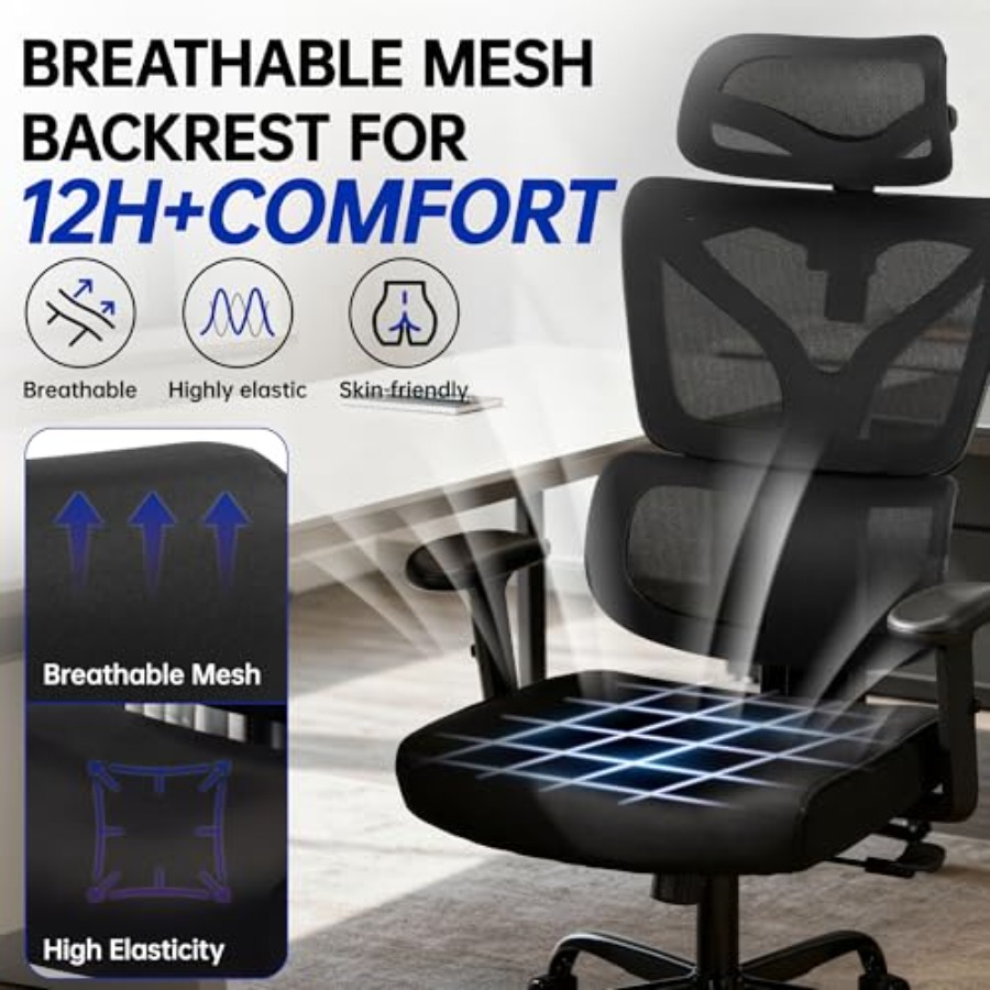 Ergonomische bureaustoel, comp - Ergonomic Office Chair recensie en prijs