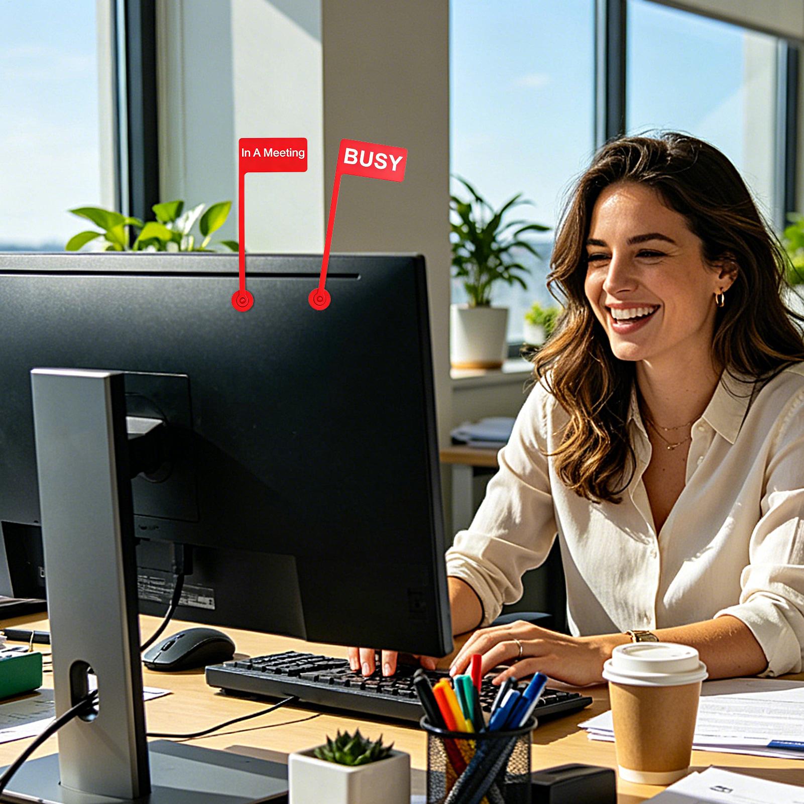 3 stuks bureau-vlaggetjes 'Nie - Home Office Programmer recensie en prijs