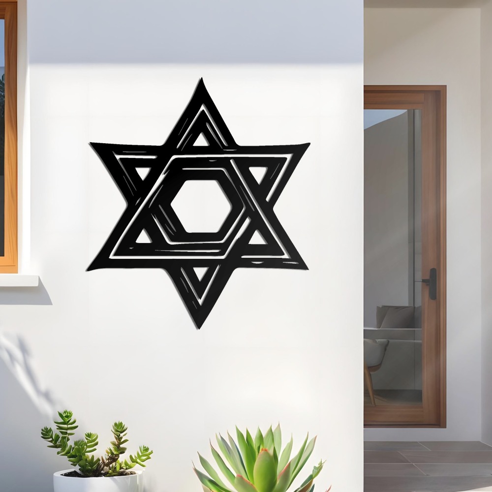 CIFBUY Davidster Metalen Wandd - Home Office For recensie en prijs