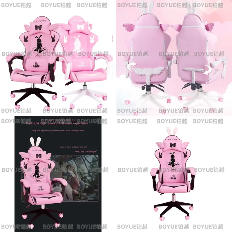 Roze Gamingstoel Ergonomische  - Home Office Desk recensie en prijs