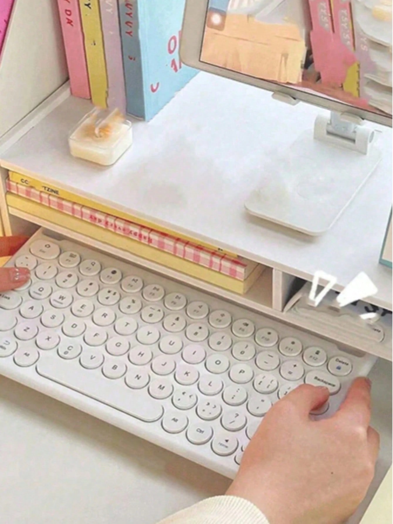 Monitorverhoger met lade, mult - Home Office Desk With Drawers recensie en prijs