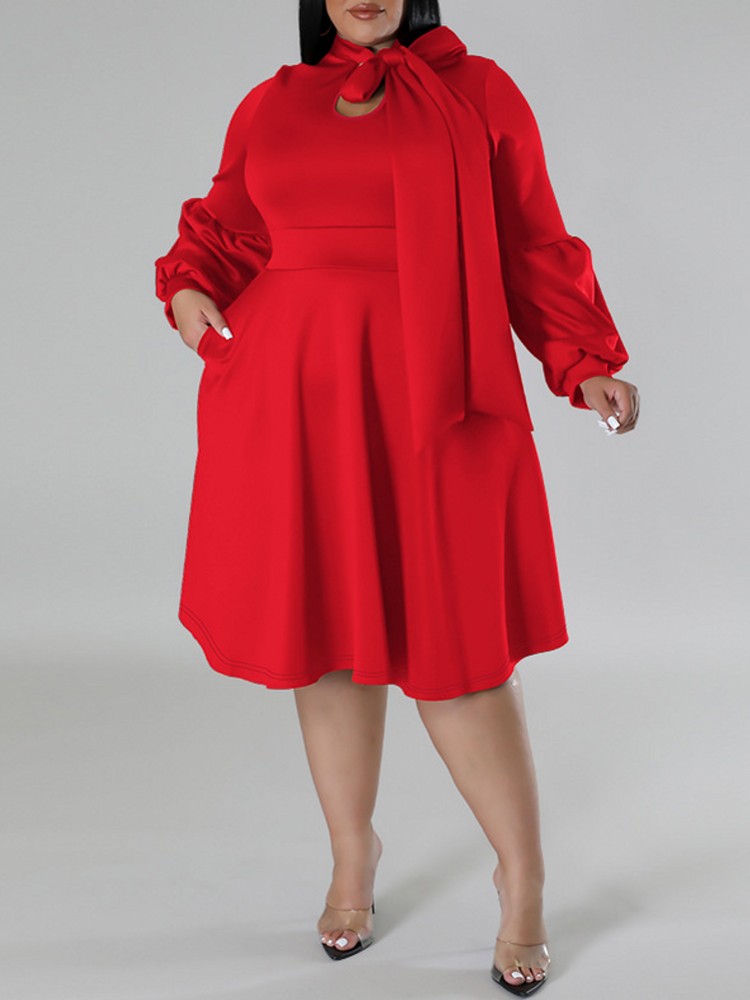 XL-5XL Plus Size Elegante Midi - Home Office Makeover recensie en prijs