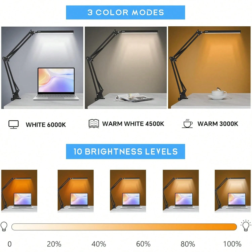 LED-bureaulamp voor thuis, lez - Home Office Desk recensie en prijs